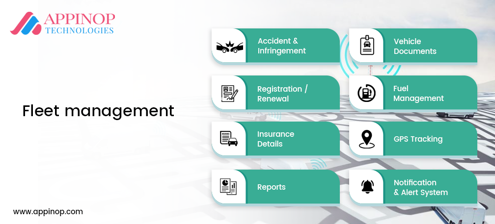 Fleet management app solution