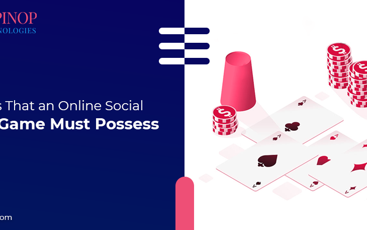 Online social media poker game