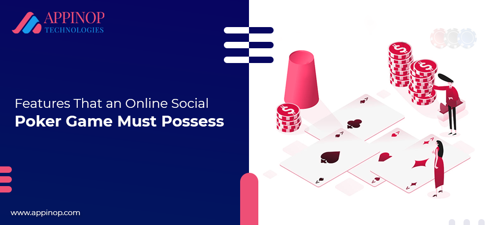 Online social media poker game